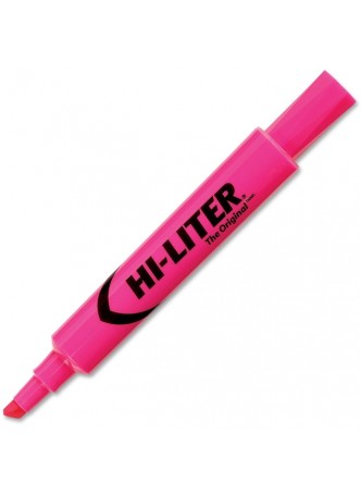 Chisel Marker Point Style - Fluorescent Pink - Pink - 12 / Dozen - ave24010
